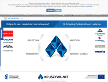 Tablet Screenshot of kruszywa.net